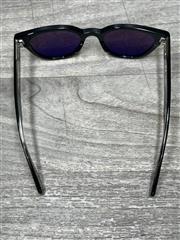 Mr. Leight JANE S Lava Oval Sunglasses ML2047-48-BK-PW/LAVA